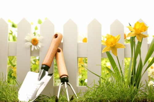 Various decking materials and designs